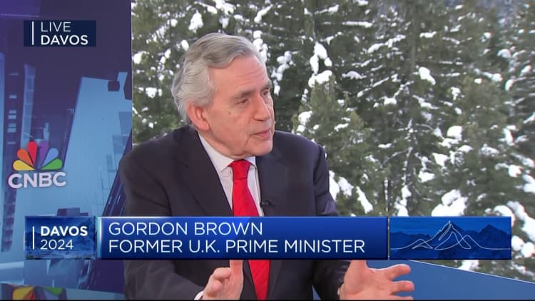 Former UK PM Gordon Brown says he's worried about the 'threat' of a Trump presidency