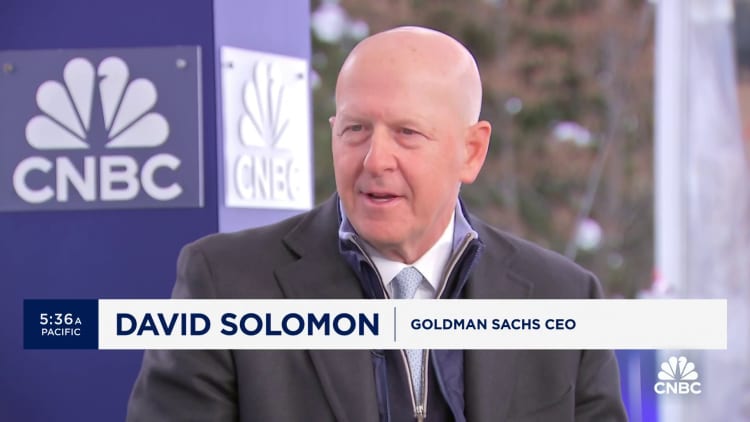 David Solomon, director ejecutivo de Goldman Sachs: 