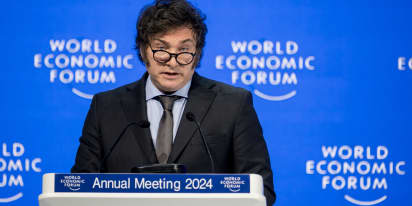‘Western world is in danger’: Argentina’s Milei urges Davos to reject socialism