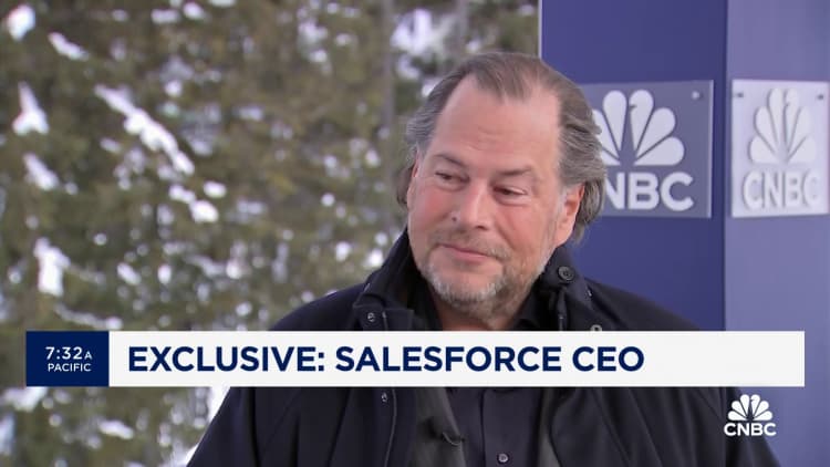 Salesforce CEO: Activist investors only want to hear about money
