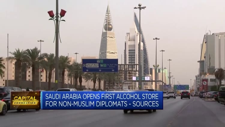 Saudi Arabia opens its first-ever alcohol store