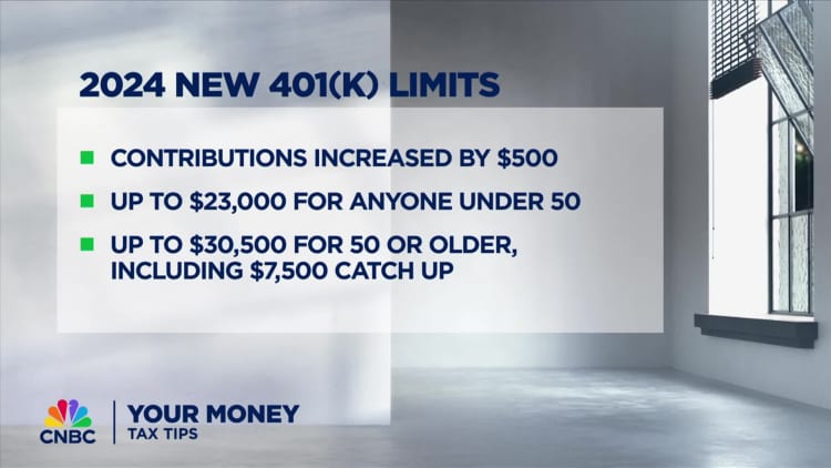 2024 Tax Tips: New 401(k) limits