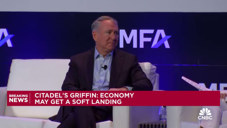 Citadel CEO Ken Griffin: Economy may get a soft landing