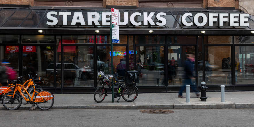 Analysts bail on Starbucks with downgrades, slashed targets. 'Stunning across-the-board miss,' says Blair
