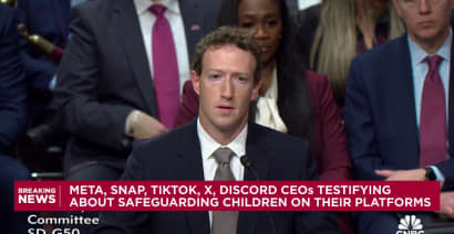 Social media CEOs testify at hearing on child safety