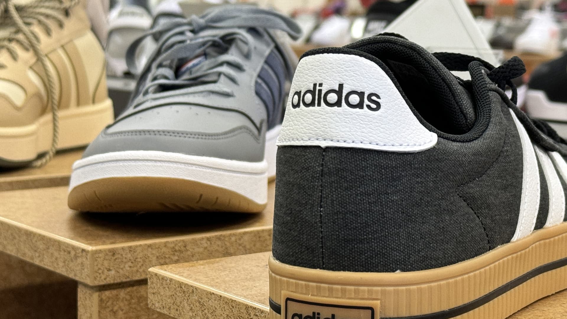 Adidas shares rise after first-quarter revenue hike, improved outlook