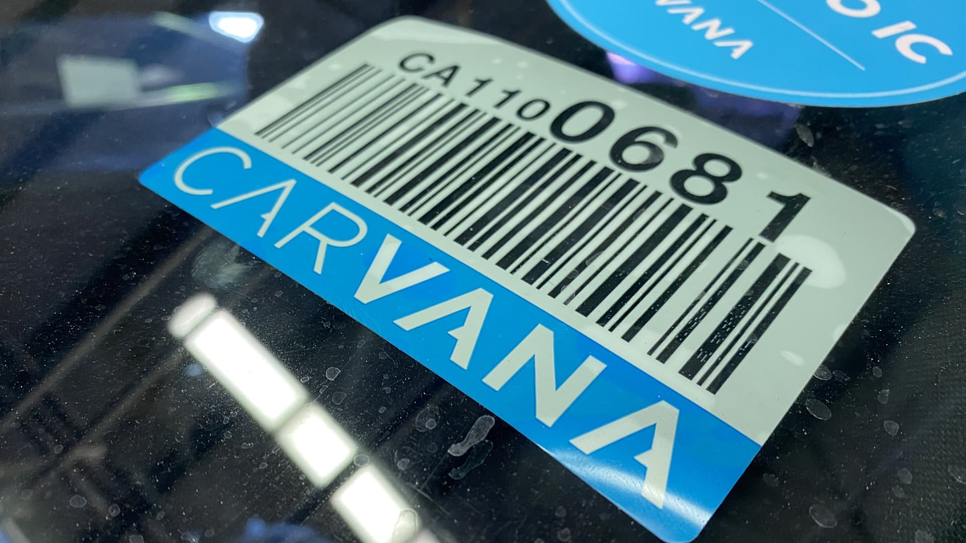 Each vehicle that enters Carvana's reconditioning center has a barcode sticker to assist in tracking the vehicle through its process as it prepares to be sold.