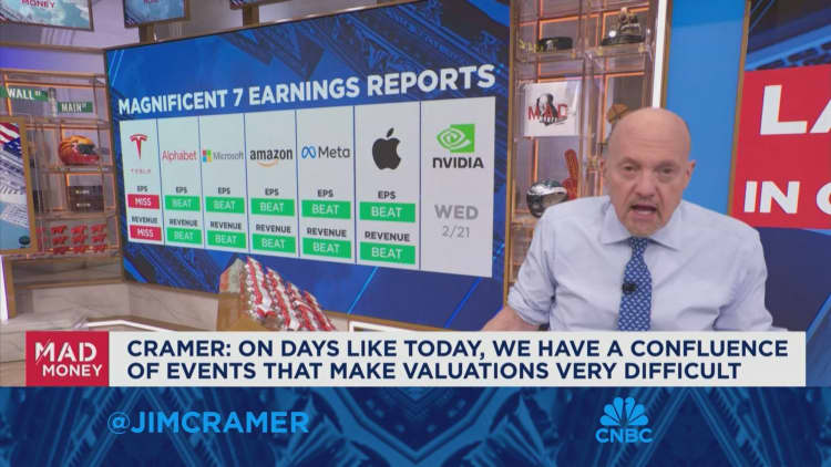 Jim Cramer talks why investors shouldn't worry about Big Tech valuations