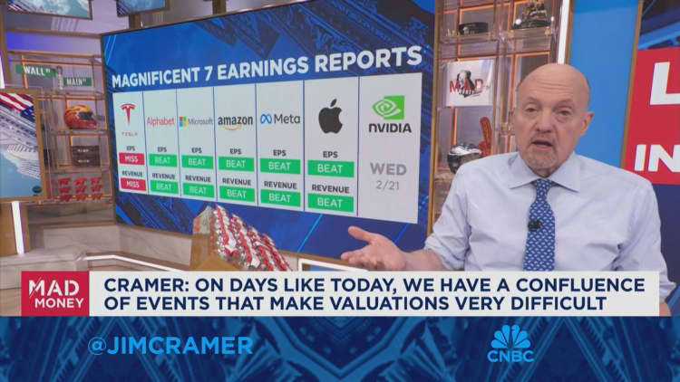 I still say own don't trade Apple, even with China sales downturn, says Jim Cramer