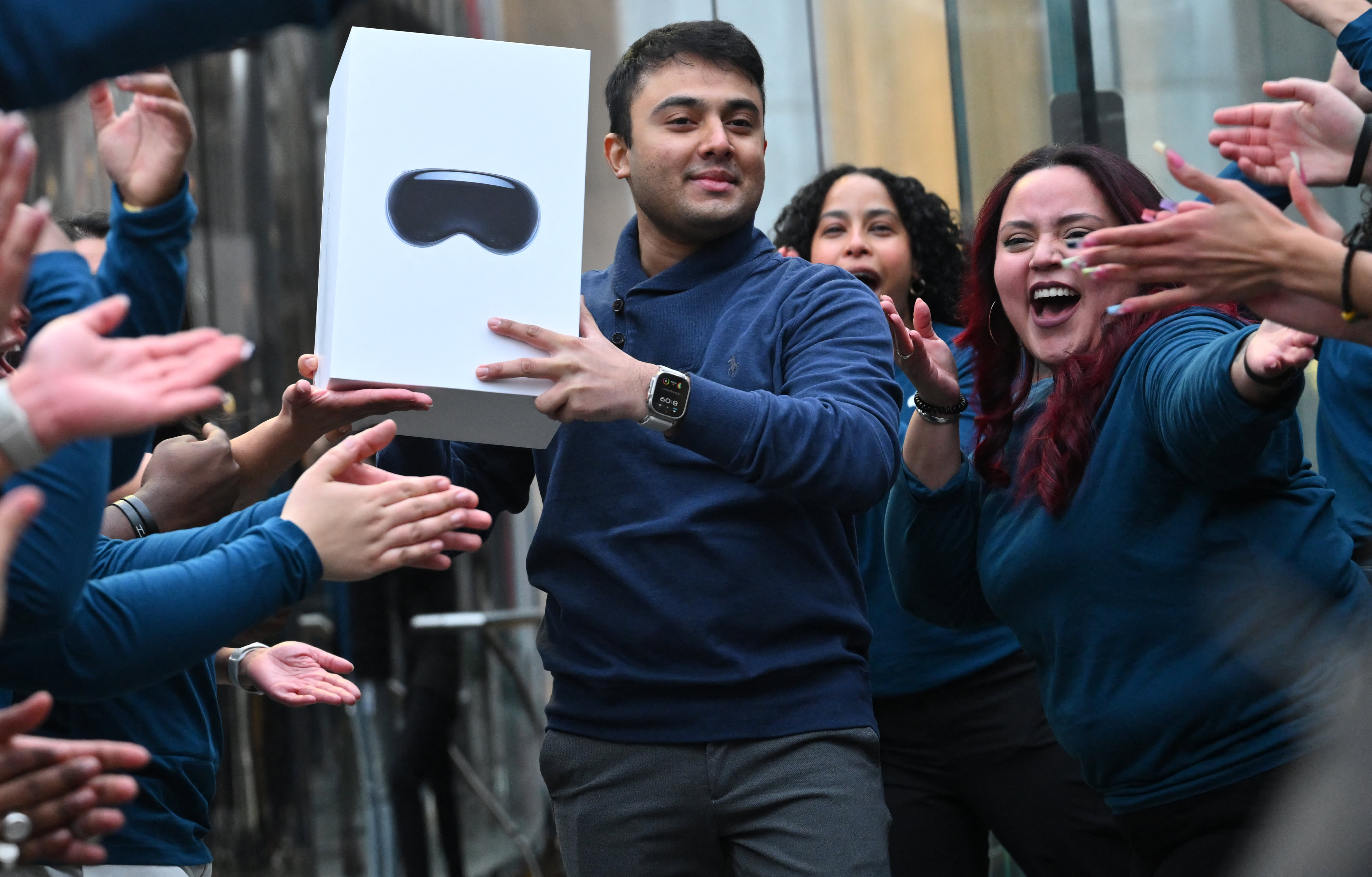 Apple's Vision Pro virtual reality headset launches in the United States