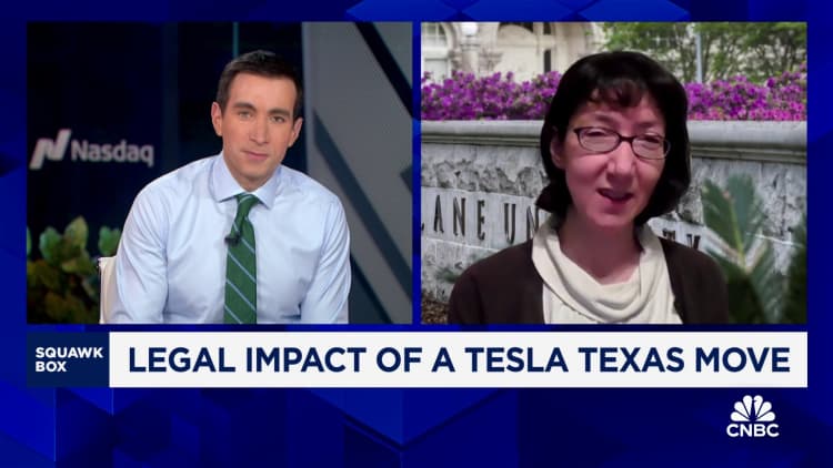 Tulane Law professor Ann Lipton on Elon Musk's pay package, legal impact of Tesla's move to Texas