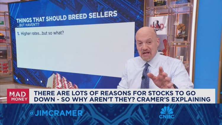 Jim Cramer looks to where the sellers have gone in the current market