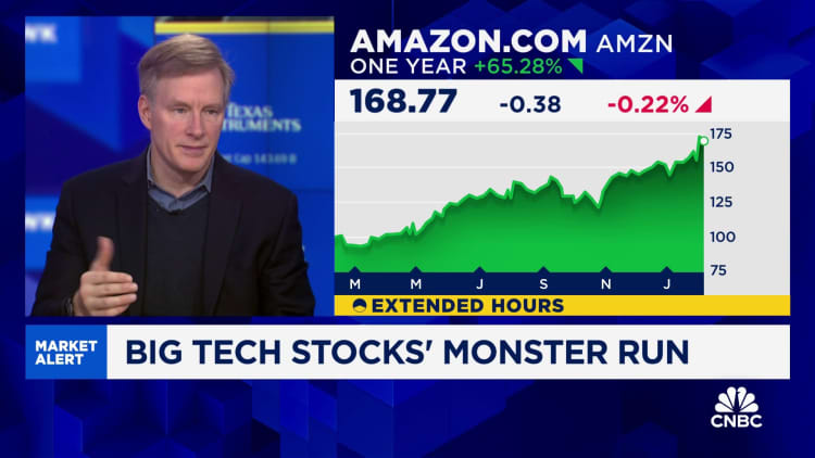 Amazon má největší „šťávu“ mezi velkými technologickými akciemi, říká Mark Mahaney z Evercore ISI