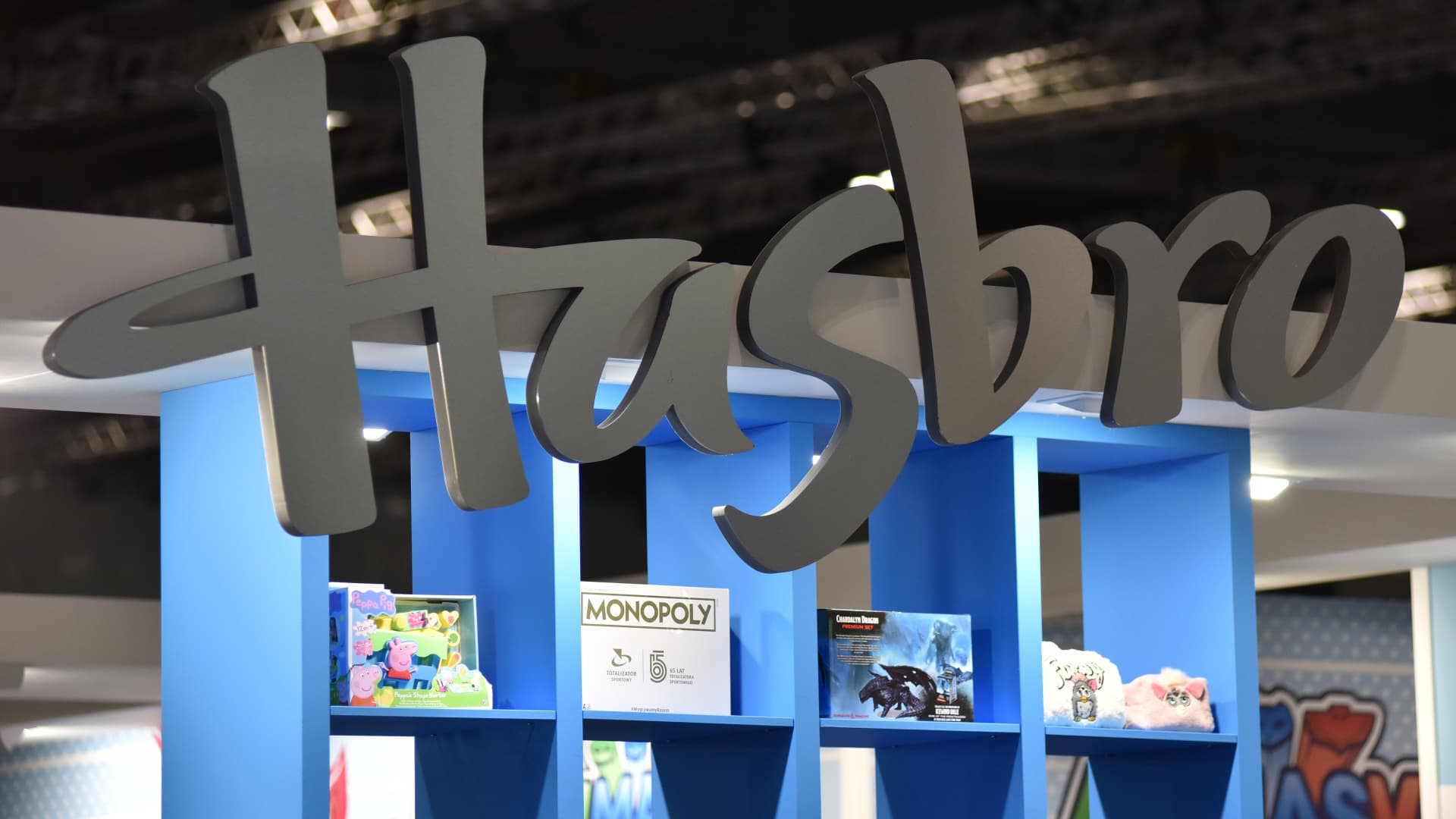Hasbro stock plunges after revenue drop, downbeat outlook