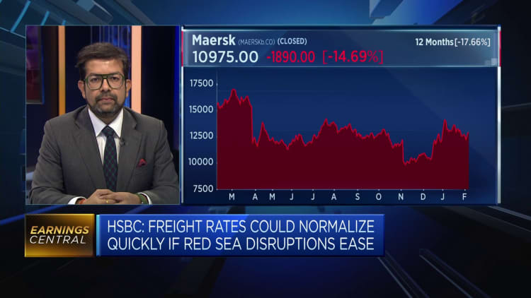 Analista de HSBC analiza la caída de beneficios del gigante naviero Maersk