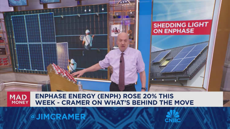 Enphase Energy is one of the higher quality operators in the space, says Jim Cramer
