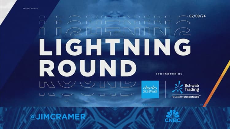 Lightning Round: Kimberly-Clark isn't turning as quickly as I'd like, says Jim Cramer