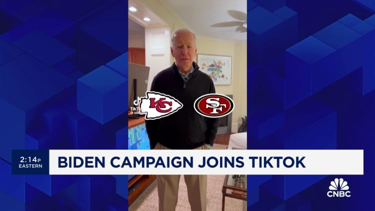 Biden campaign joins TikTok