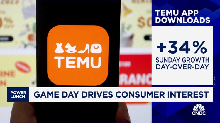 Temu sees fewer new users post Super Bowl compared to last year
