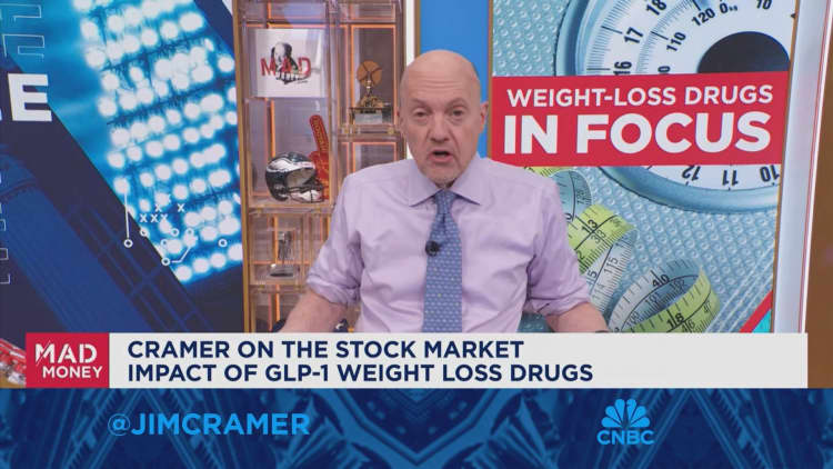 GLP-1 numbers are too huge for them not to impact consumer behavior, says Jim Cramer