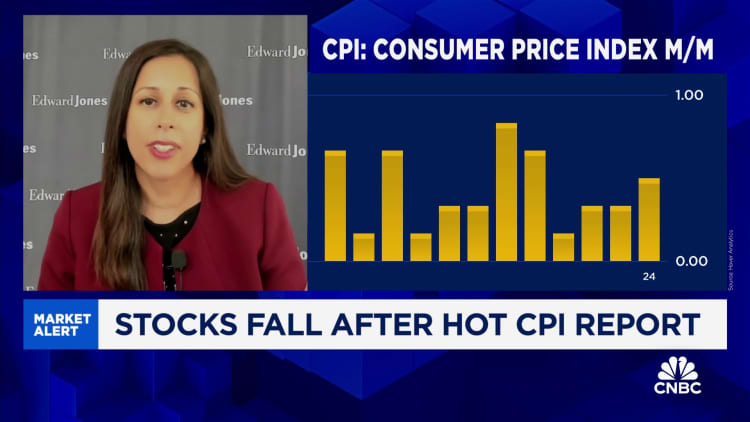 The CPI report is making the market price itself more realistically, says Edward Jones' Mona Mahajan