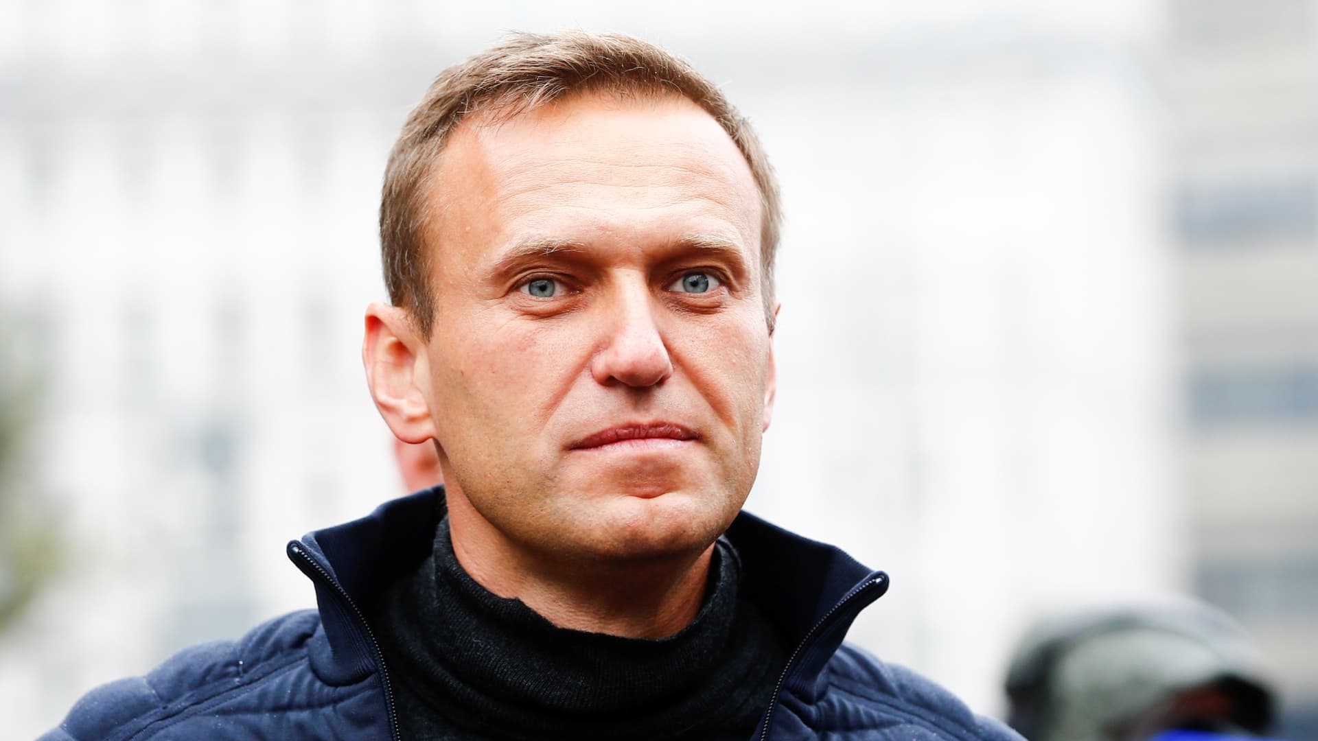 Russian opposition leader Alexei Navalny attends a rally in support of political prisoners in Prospekt Sakharova Street in Moscow, Russia on September 29, 2019. 