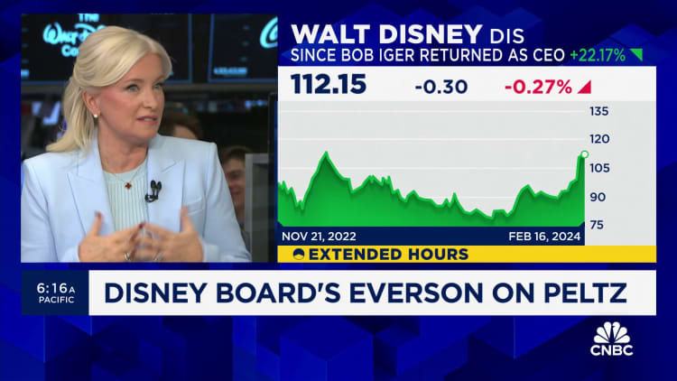 Disney CEO Bob Iger has fundamentally restructured the company, says board member Carolyn Everson