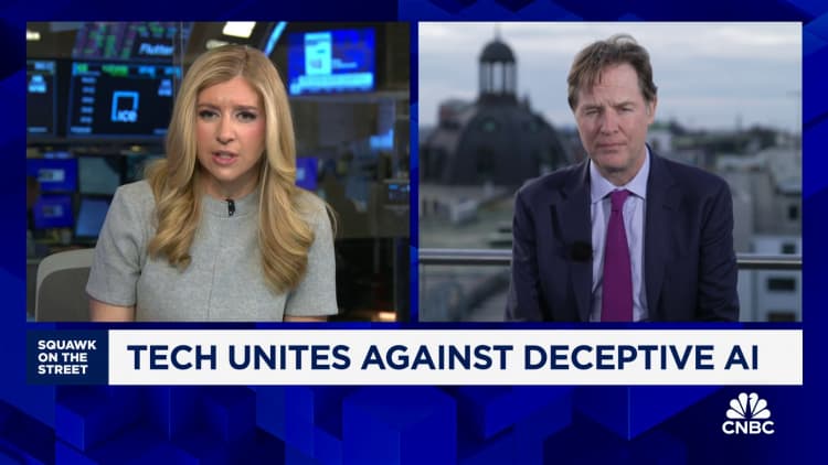 Watch the full CNBC interview with Meta's Nick Clegg