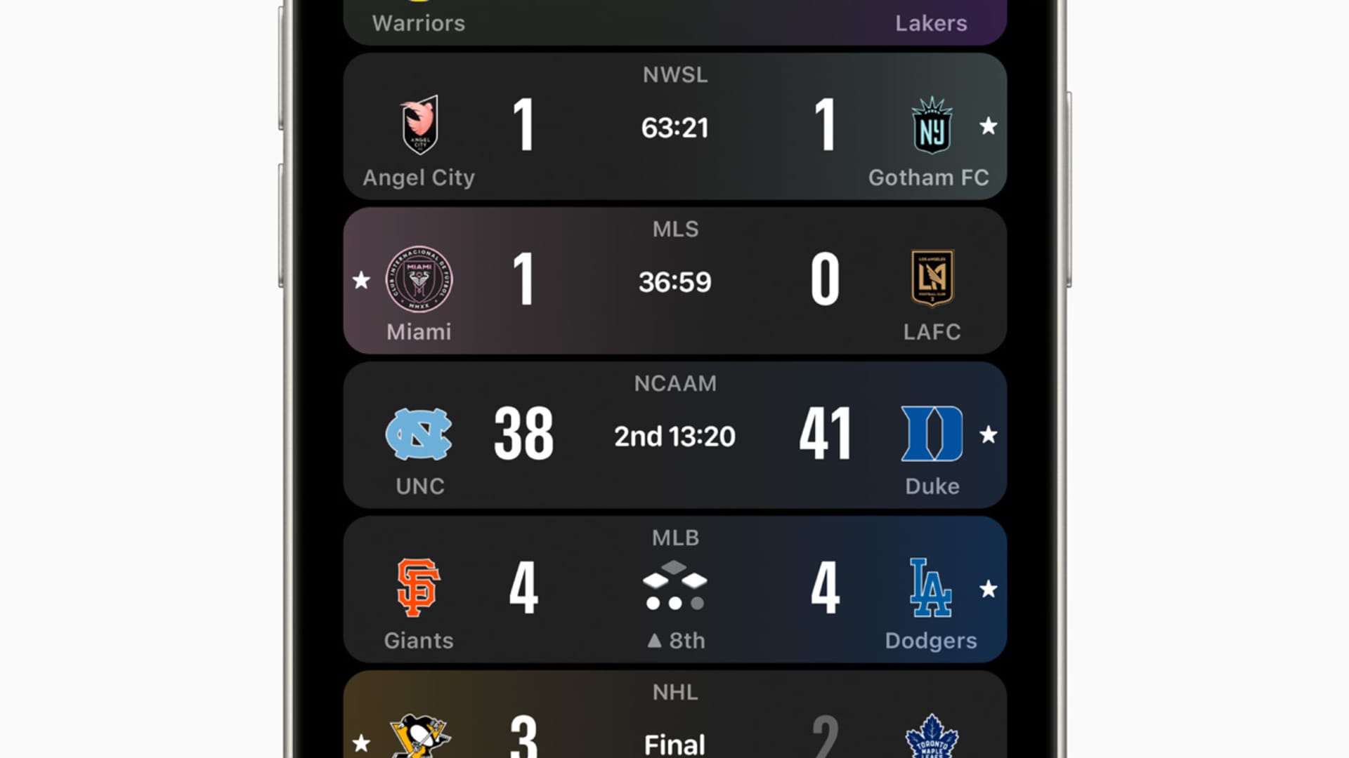 Apple releases free new sports app for iPhone