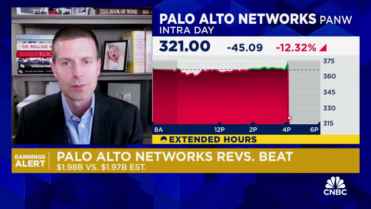 Palo Alto Networks' shares tumble on lighter-than-expected guidance