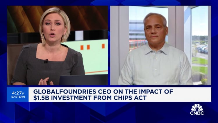 GlobalFoundries CEO talks impact of $1.5 billion investment from the CHIPS Act