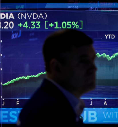 When Nvidia shares rise — these 4 stocks have tended to rise too recently