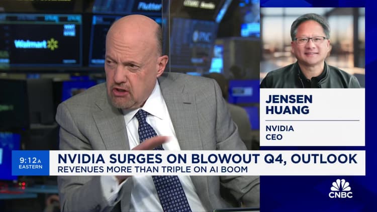 Jim Cramer: Nvidia CEO Jensen Huang is a bigger visionary than Elon Musk