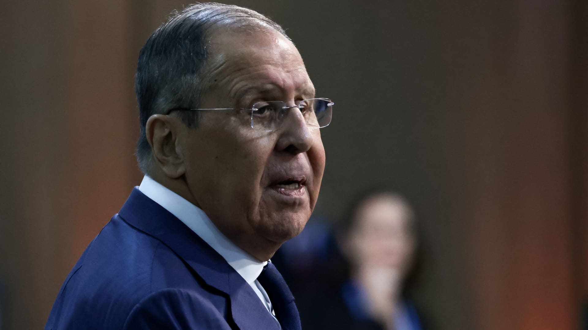 Russian Foreign Minister Sergei Lavrov attends the G20 Foreign Ministers' Meeting at Marina da Gloria, in Rio de Janeiro, Brazil February 21, 2024. 