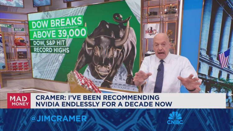 I've been recommending Nvidia endlessly for a decade, says Jim Cramer