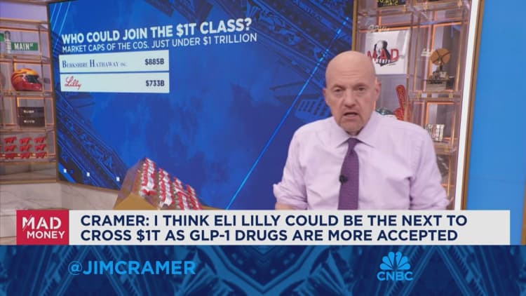 Eli Lilly could be the next stock to cross $1 trillion, says Jim Cramer