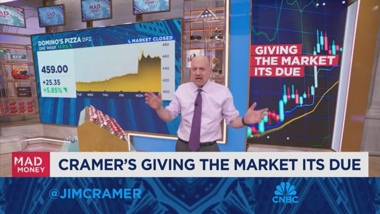 Maybe we shouldn't be surprised Domino's can give us such encouraging numbers, says Jim Cramer