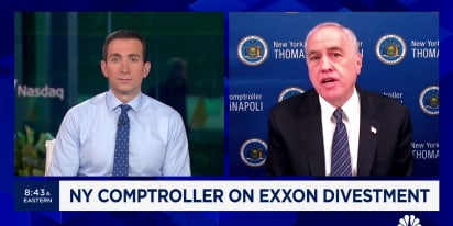 NY Comptroller on Exxon divestment: We are taking the position that climate change is a risk