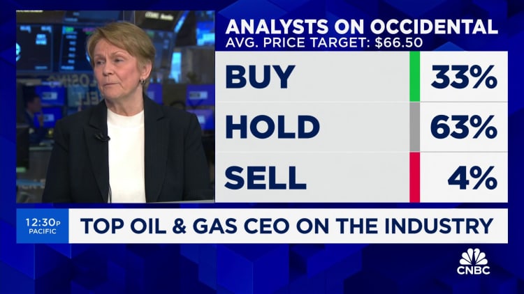 Occidental Petroleum CEO talks the CrownRock deal, Chevron and Hess and natural gas prices