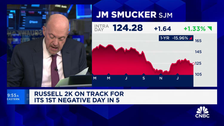Cramer’s Stop Trading: J.M. Smucker
