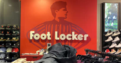 Foot Locker plunges nearly 30% as retailer posts loss, delays financial target