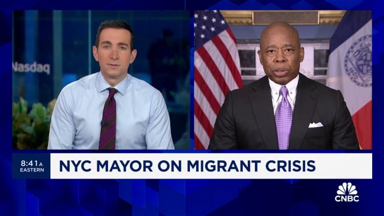 NYC Eric Adams on migrant crisis: Most important thing we can do right now is allow them to work