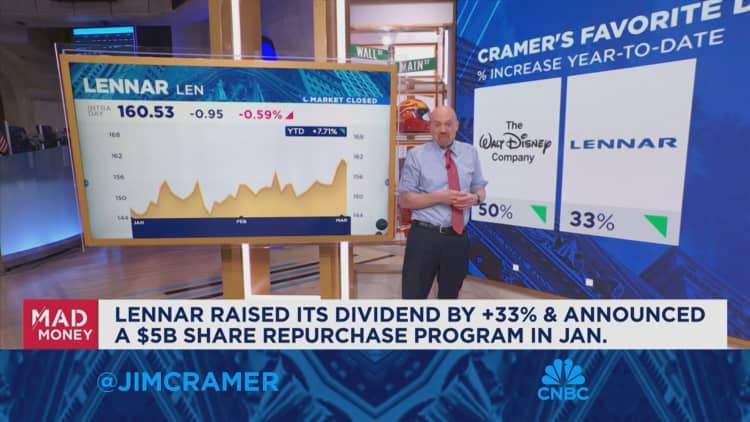 Jim Cramer talks his favorite dividend raisers of 2024