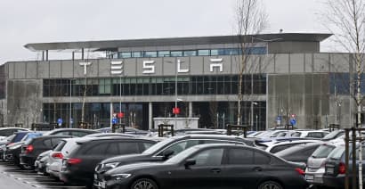 Tesla shares slip 5% after suspected arson attack halts Berlin production