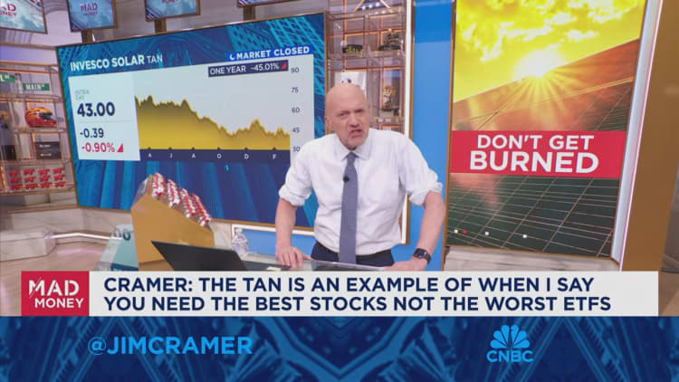 You need the best stocks not the worst ETFs, says Jim Cramer