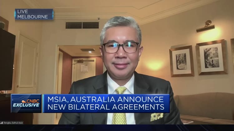 Eight Australian companies have made commitments to invest in Malaysia, minister says