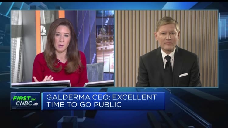 Galderma CEO says it's an 'excellent time' for Swiss IPO