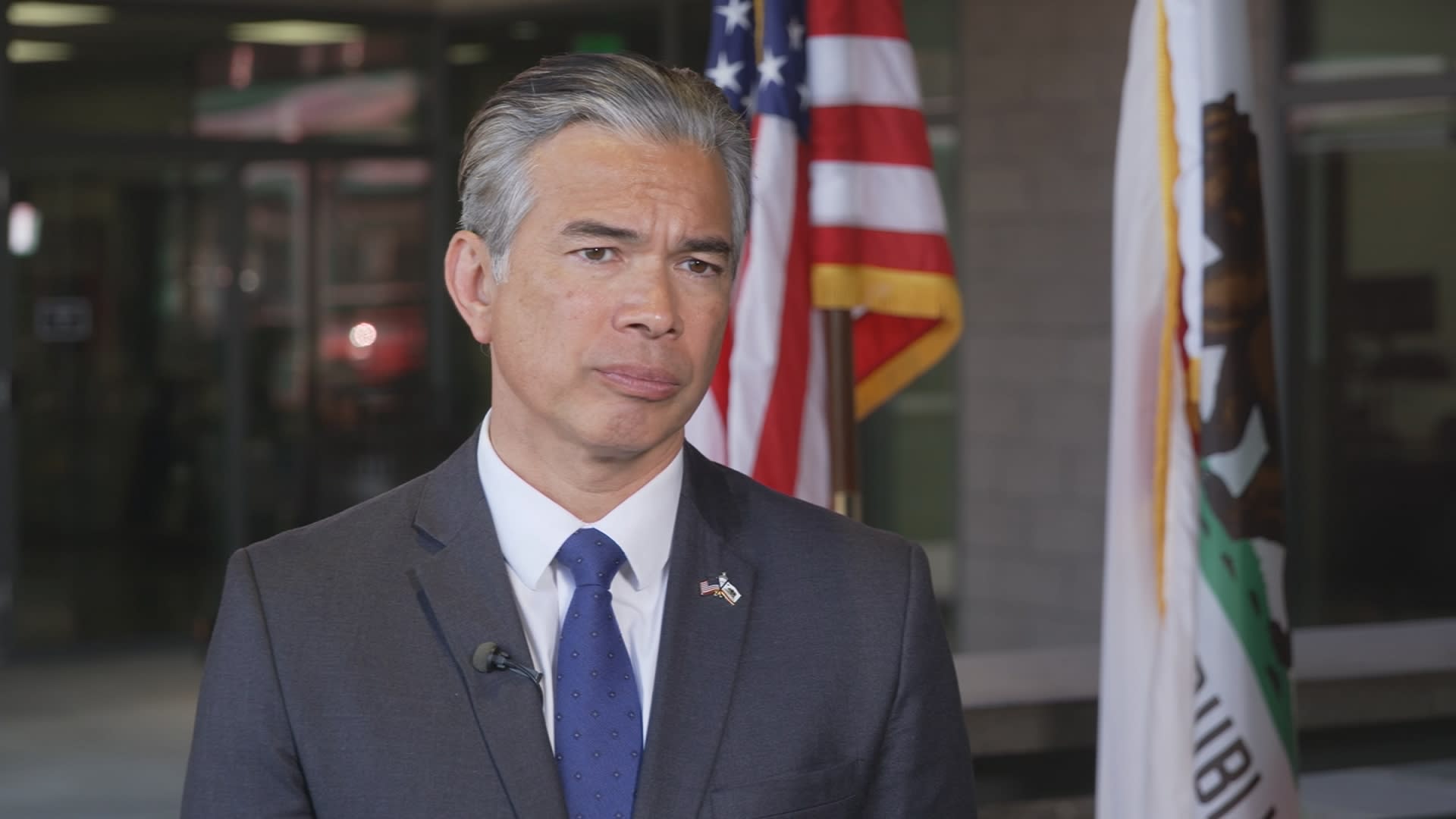 California Attorney General Rob Bonta discusses Michelle Mack's case in an interview on Feb. 16, 2024.