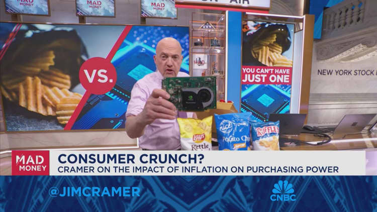 Food costs are at the heart of the dilemma facing Americans right now, says Jim Cramer