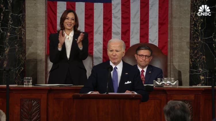 State of the Union 2024: Biden gives a fiery speech and takes swipes at Trump